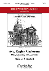 Ave Regina Caelorum SATB choral sheet music cover